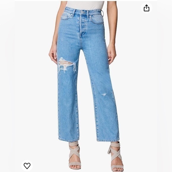🆕 NWT blanknyc Baxter rib cage straight jeans 24 - Picture 1 of 10